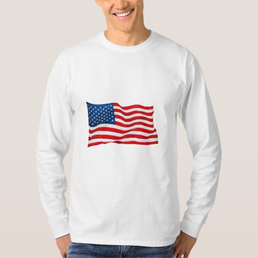Amerikanische Flagge T-Shirt (Vorderseite)