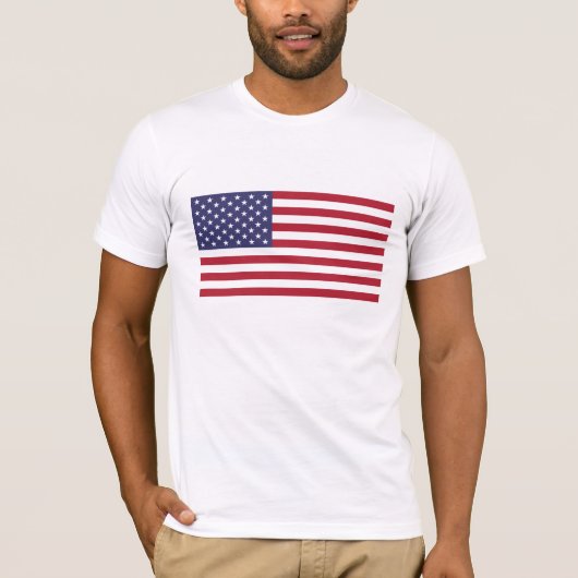 Amerikanische Flagge T-Shirt (Vorderseite)