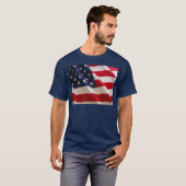 Amerikanische Flagge T-Shirt (Vorne ganz)