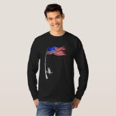 Amerikanische Flagge T-Shirt (Vorne ganz)
