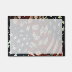 Amerikanische Flagge-Tarnung Post-it Klebezettel