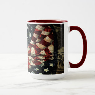 Amerikanische Flagge-Tarnung von Shirley Taylor Tasse