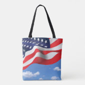 Amerikanische Flagge Tasche (Rückseite)