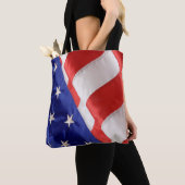 Amerikanische Flagge Tasche (Von Nahem)