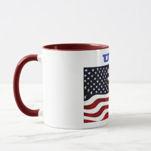 Amerikanische Flagge Tasse