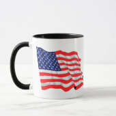 Amerikanische Flagge Tasse (Links)