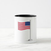 amerikanische Flagge Tasse (Zentrum)
