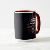 Amerikanische Flagge Tasse (VorderseiteRechts)