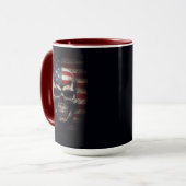 Amerikanische Flagge Tasse (Vorderseite Links)