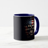 Amerikanische Flagge Tasse (VorderseiteRechts)