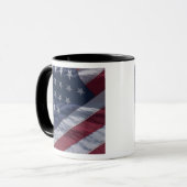 Amerikanische Flagge Tasse (Vorderseite Links)