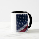 Amerikanische Flagge Tasse (VorderseiteRechts)