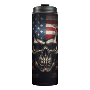 Amerikanische Flagge Thermosbecher