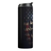 Amerikanische Flagge Thermosbecher (Nach links gedreht)
