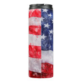 Amerikanische Flagge Thermosbecher (Rückseite)