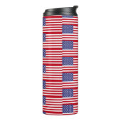 Amerikanische Flagge Thermosbecher (Nach links gedreht)