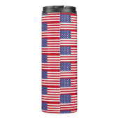 Amerikanische Flagge Thermosbecher (Rückseite)