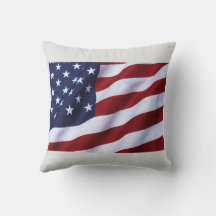 Amerikanische Flagge Throw Kissen