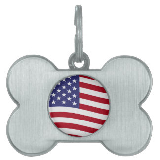 Amerikanische Flagge Tiermarke