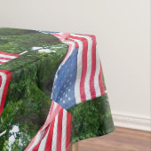 Amerikanische Flagge Tischdecke (Beispiel)