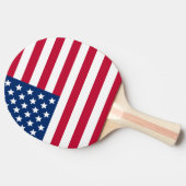Amerikanische Flagge Tischtennis Schläger (Seitenansicht)