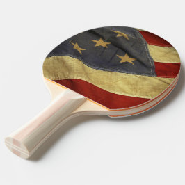 Amerikanische Flagge Tischtennis Schläger