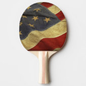 Amerikanische Flagge Tischtennis Schläger (Vorderseite)