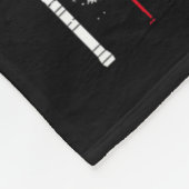 Amerikanische Flagge Top Fleecedecke (Ecke)