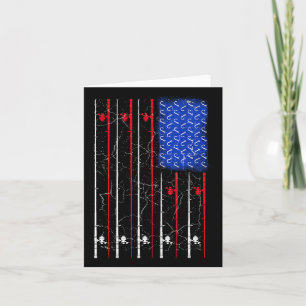 Amerikanische Flagge Top Karte