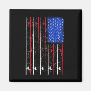 Amerikanische Flagge Top Magnet