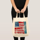 Amerikanische Flagge Tragetasche (Vorderseite (Produkt))