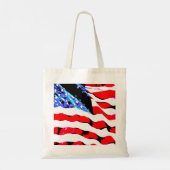 Amerikanische Flagge Tragetasche (Rückseite)