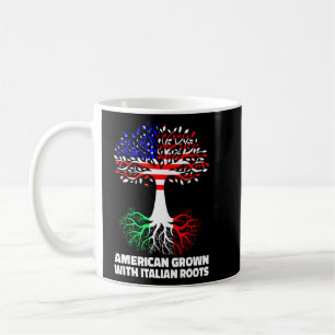 Amerikanische Flagge Tree of Life Origin Roots Kaffeetasse