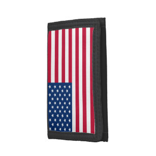 Amerikanische Flagge Tri-fold Geldbeutel