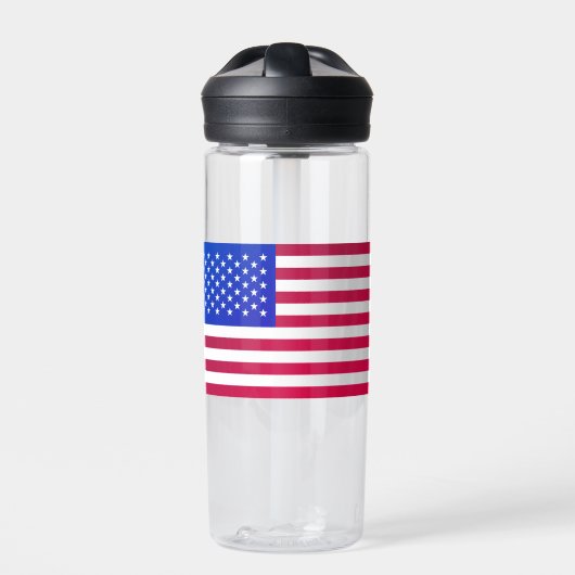 Amerikanische Flagge Trinkflasche (Vorderseite)