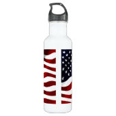Amerikanische Flagge Trinkflasche (Rückseite)