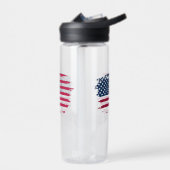 Amerikanische Flagge Trinkflasche (Links)