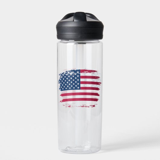 Amerikanische Flagge Trinkflasche (Vorderseite)