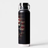 Amerikanische Flagge Trinkflasche (Rückseite)