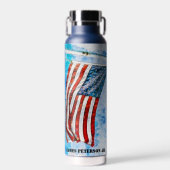 Amerikanische Flagge Trinkflasche (Vorne)