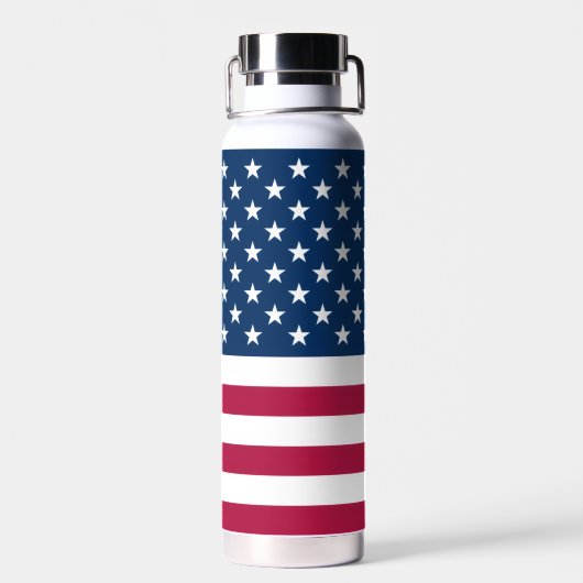 Amerikanische Flagge Trinkflasche (Rückseite)