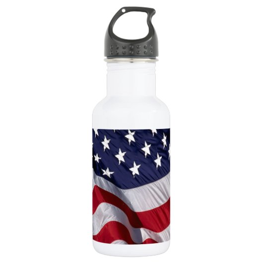 Amerikanische Flagge Trinkflasche (Vorderseite)