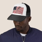 Amerikanische Flagge Truckerkappe (Beispiel)
