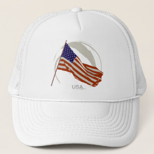 amerikanische Flagge Truckerkappe