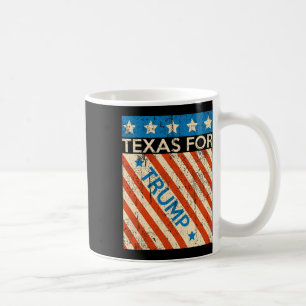 Amerikanische Flagge Trump 2024 Wiederwahl Texas T Kaffeetasse