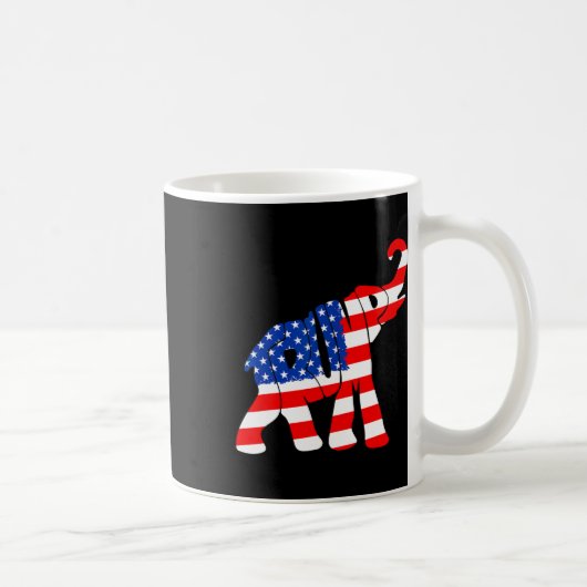 Amerikanische Flagge Trump Kaffeetasse (Rechts)