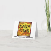 AMERIKANISCHE FLAGGE U. EAGLE KARTE (Rückseite)