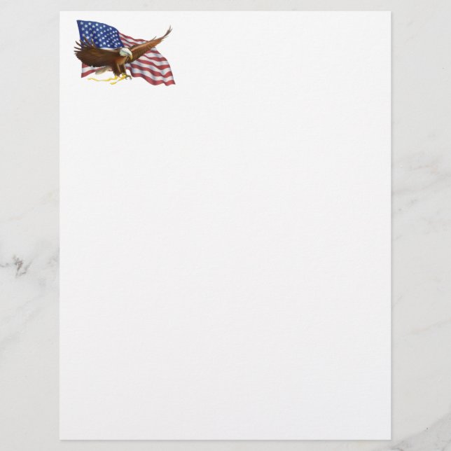 Amerikanische Flagge und Adler (Vorderseite)