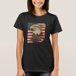 Amerikanische Flagge und Adler, amerikanischer Adl T-Shirt