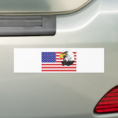 Amerikanische Flagge und Adler Autoaufkleber (Auf Auto)
